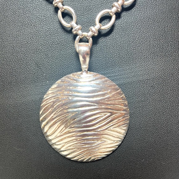 David Sigal Sterling Silver Wave Pendant/Enhancer - Picture 8 of 10